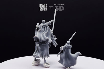 Bloody Elf King - Foot and Mounted - Davale Games - 3D Printed with high quality resin for LOTR/D&D games