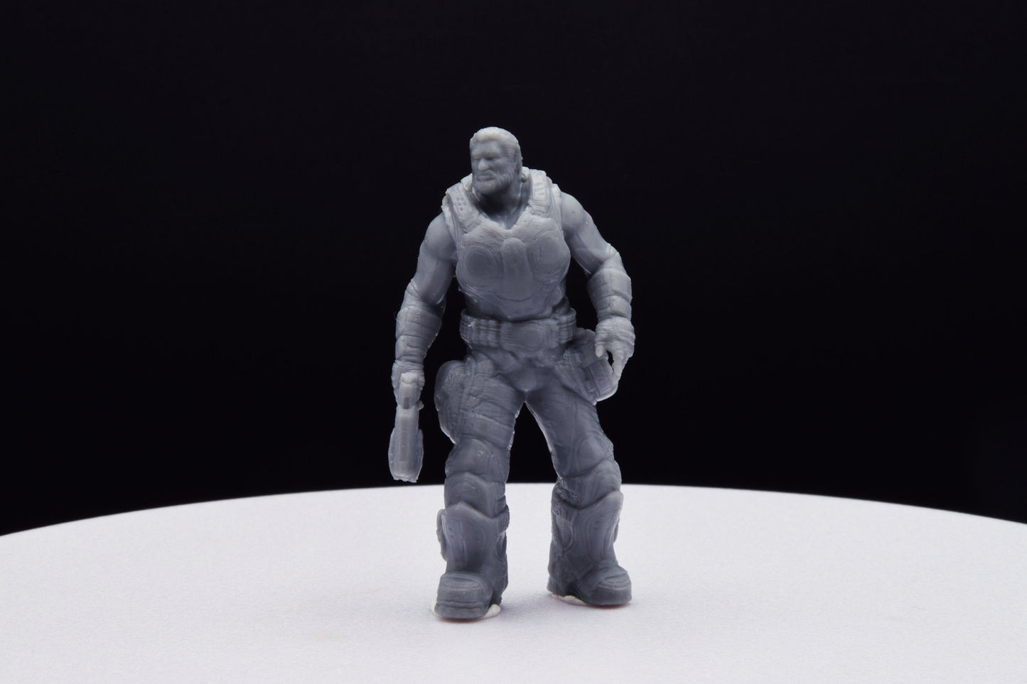 Gears Of War Dominic Santiago Summer Ot Miniature - TheSTLSmith - 3D Printed with high quality resin for Skirmish/D&D games