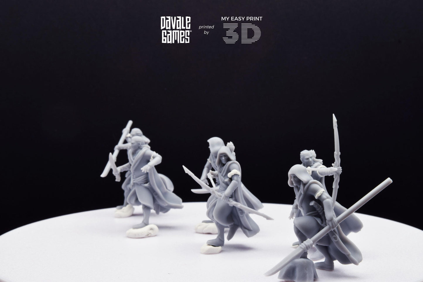 Wandering Bloody Elf - Davale Games - 3D Printed with high quality resin for LOTR/D&D games