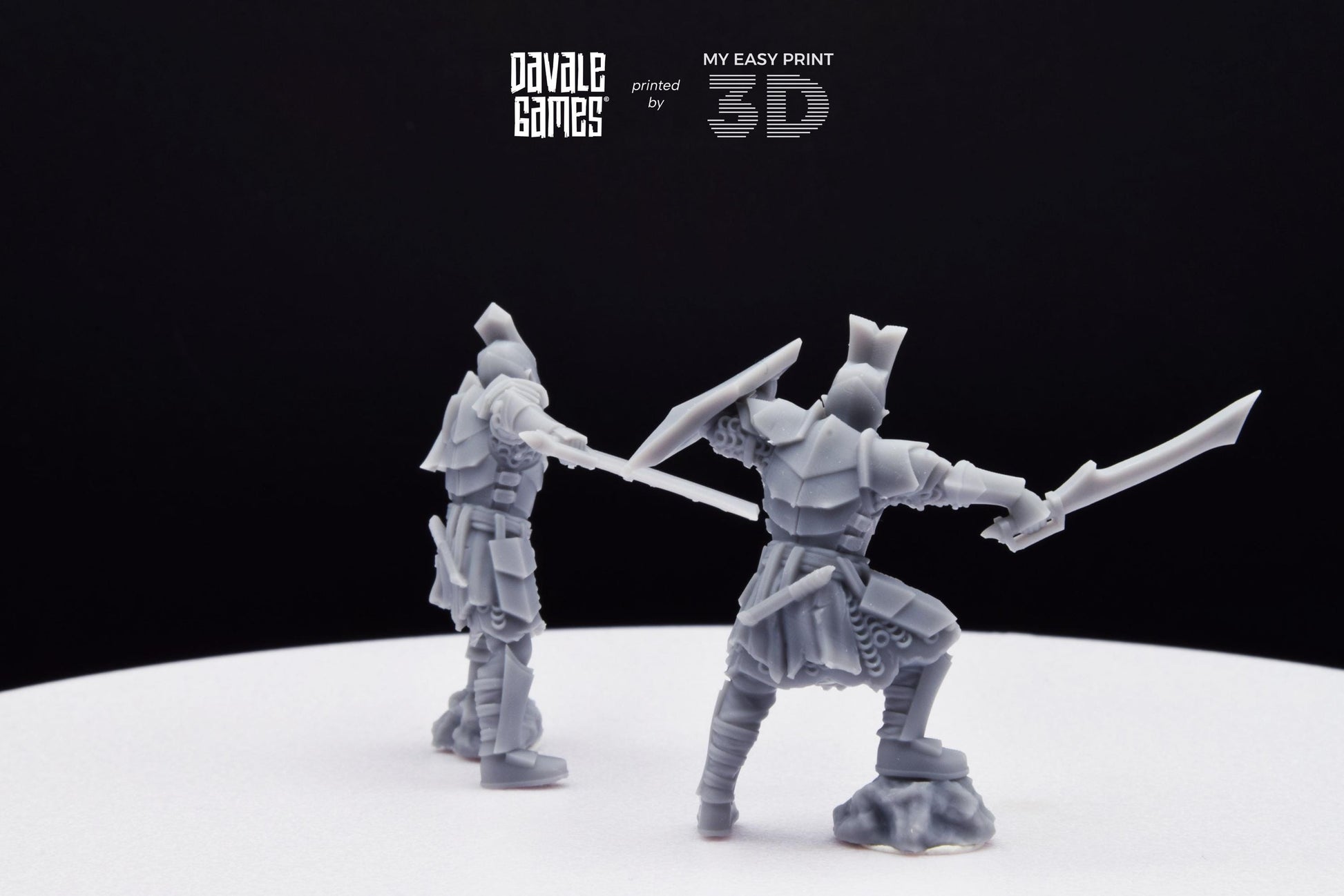 Captain Super Orc - Davale Games - 3D Printed with high quality resin for LOTR/D&D games
