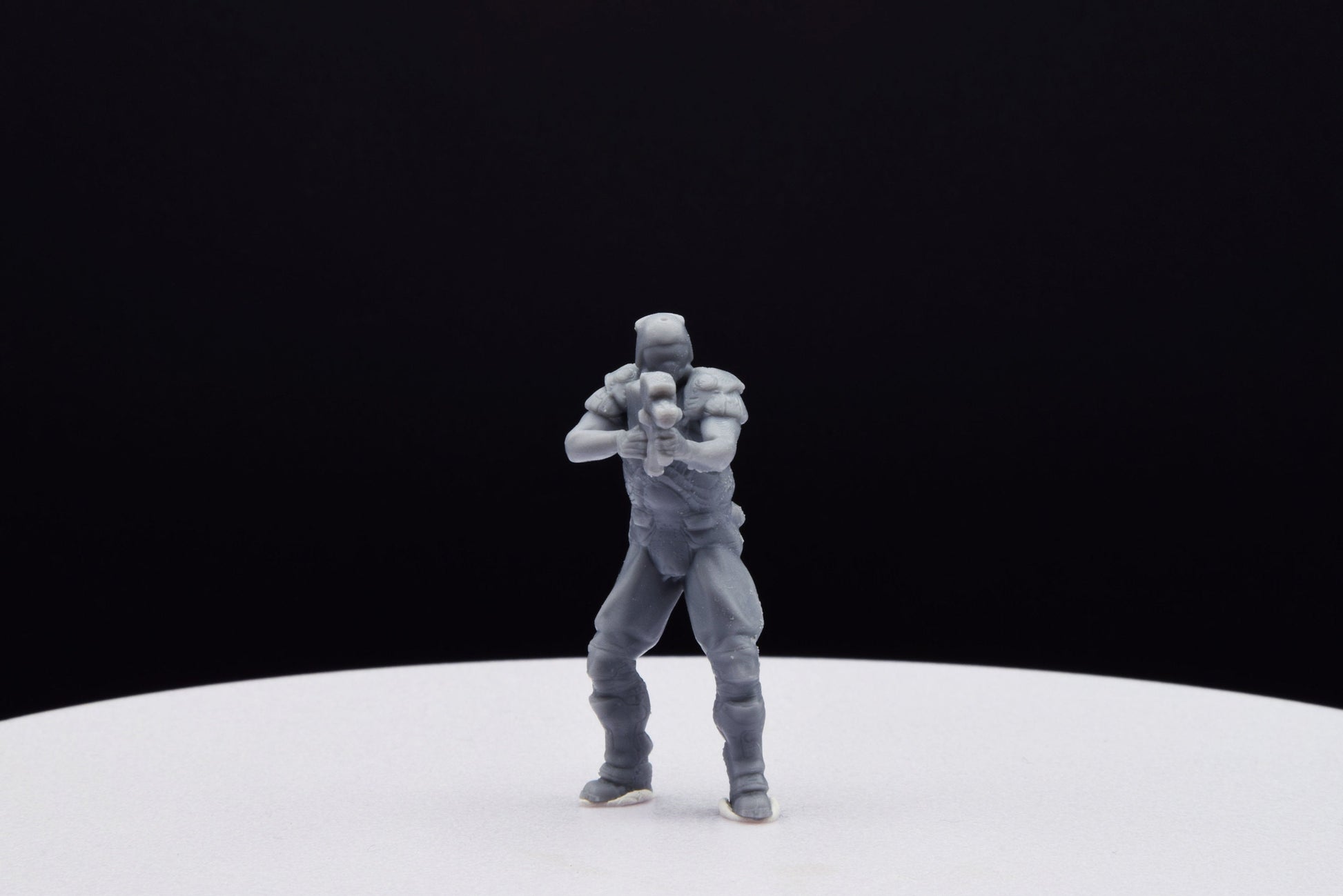 Doom ZSec Machinegun Miniature - Fanmade - TheSTLSmith - 3D Printed with high quality resin for Skirmish/D&D games