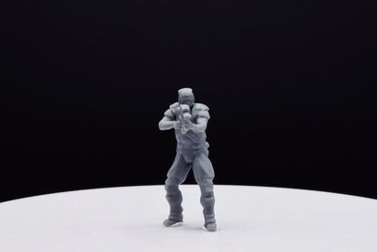 Doom ZSec Machinegun Miniature - Fanmade - TheSTLSmith - 3D Printed with high quality resin for Skirmish/D&D games