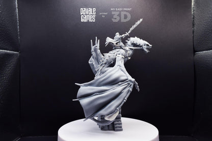 Wyvern with Dark Mage [Ver. 2] - Davale Games - 3D Printed with high quality resin for LOTR/D&D games