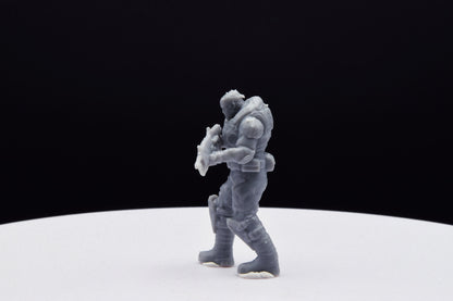 Gears Of War COG Marcus Old Miniature - TheSTLSmith - 3D Printed with high quality resin for Skirmish/D&D games