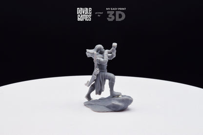 Wood Elf with Horn - Davale Games - 3D Printed with high quality resin for LOTR/D&D games