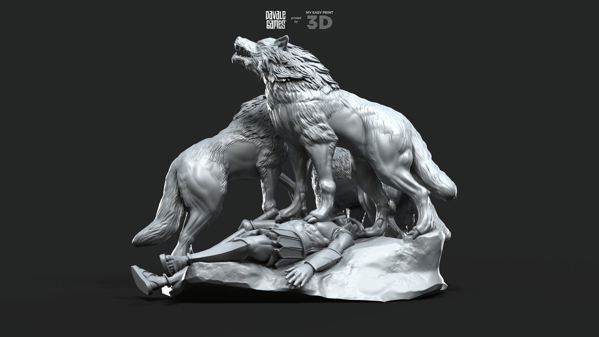 Fenrir Wolf Litter (ODIN) - Davale Games - Mythological games - 3D Printed with high quality resin