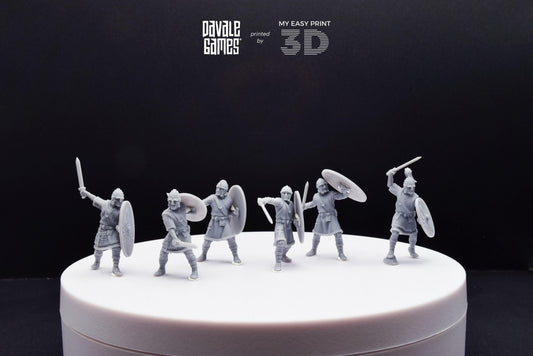 Roman Soldiers with Sword - Davale Games - Historical games - 3D Printed with high quality resin