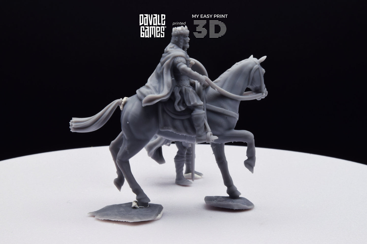 King Theodomir - Foot and Mounted - Davale Games - Historical games - 3D Printed with high quality resin