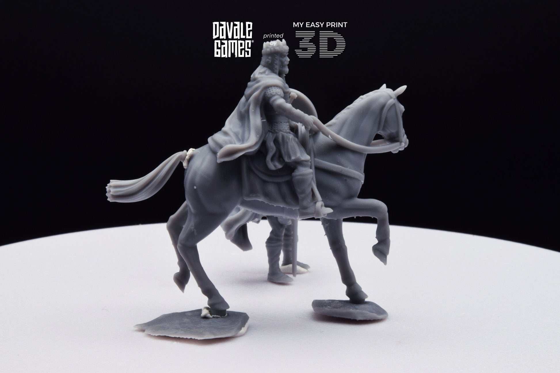 King Theodomir - Foot and Mounted - Davale Games - Historical games - 3D Printed with high quality resin