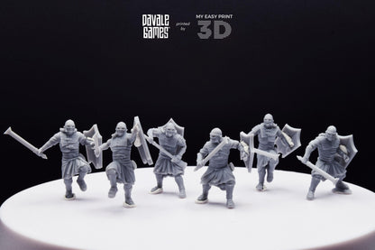 Outrider Blood Handed Orc - Davale Games - 3D Printed with high quality resin for LOTR/D&D games