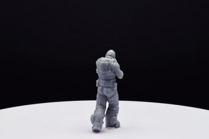 Gears Of War COG Soldier Summer Ot Miniature - TheSTLSmith - 3D Printed with high quality resin for Skirmish/D&D games