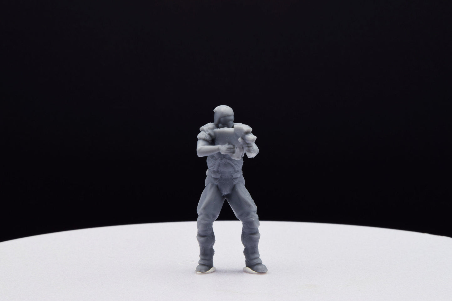 Doom ZSec Machinegun Miniature - Fanmade - TheSTLSmith - 3D Printed with high quality resin for Skirmish/D&D games