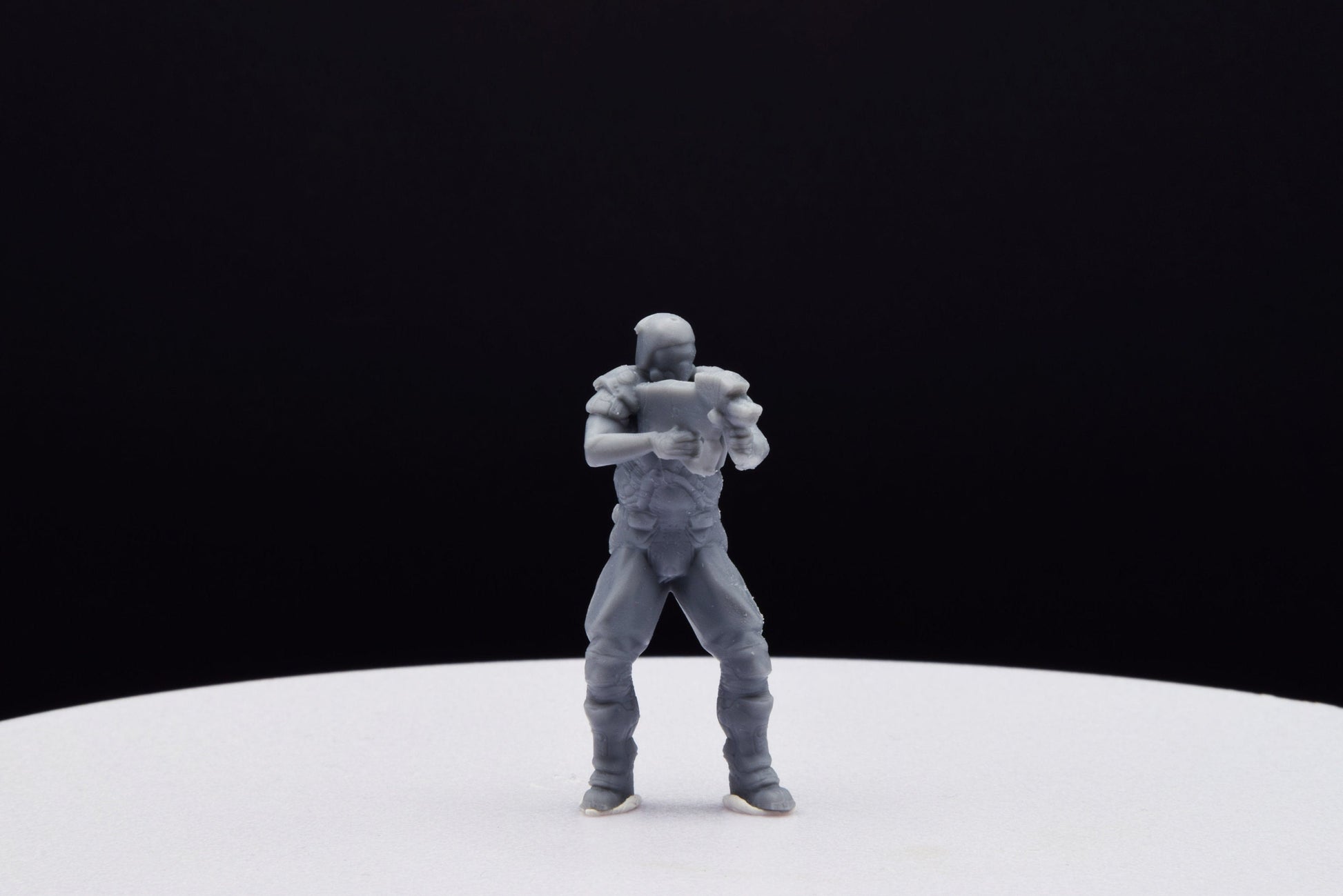 Doom ZSec Machinegun Miniature - Fanmade - TheSTLSmith - 3D Printed with high quality resin for Skirmish/D&D games
