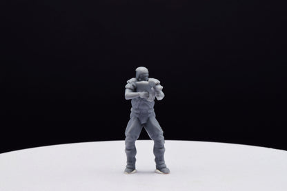 Doom ZSec Machinegun Miniature - Fanmade - TheSTLSmith - 3D Printed with high quality resin for Skirmish/D&D games