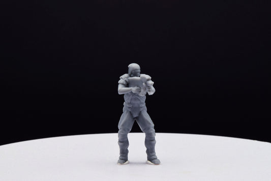 Doom ZSec Machinegun Miniature - Fanmade - TheSTLSmith - 3D Printed with high quality resin for Skirmish/D&D games