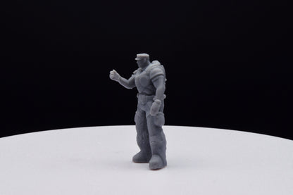 Gears Of War Victor Hoffman - TheSTLSmith - 3D Printed with high quality resin for Skirmish/D&D games