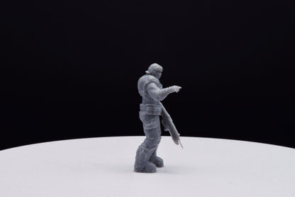 Gears Of War Clayton Carmine Ot Miniature - TheSTLSmith - 3D Printed with high quality resin for Skirmish/D&D games
