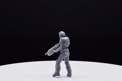 Gears Of War COG Summer Female Miniature - TheSTLSmith - 3D Printed with high quality resin for Skirmish/D&D games