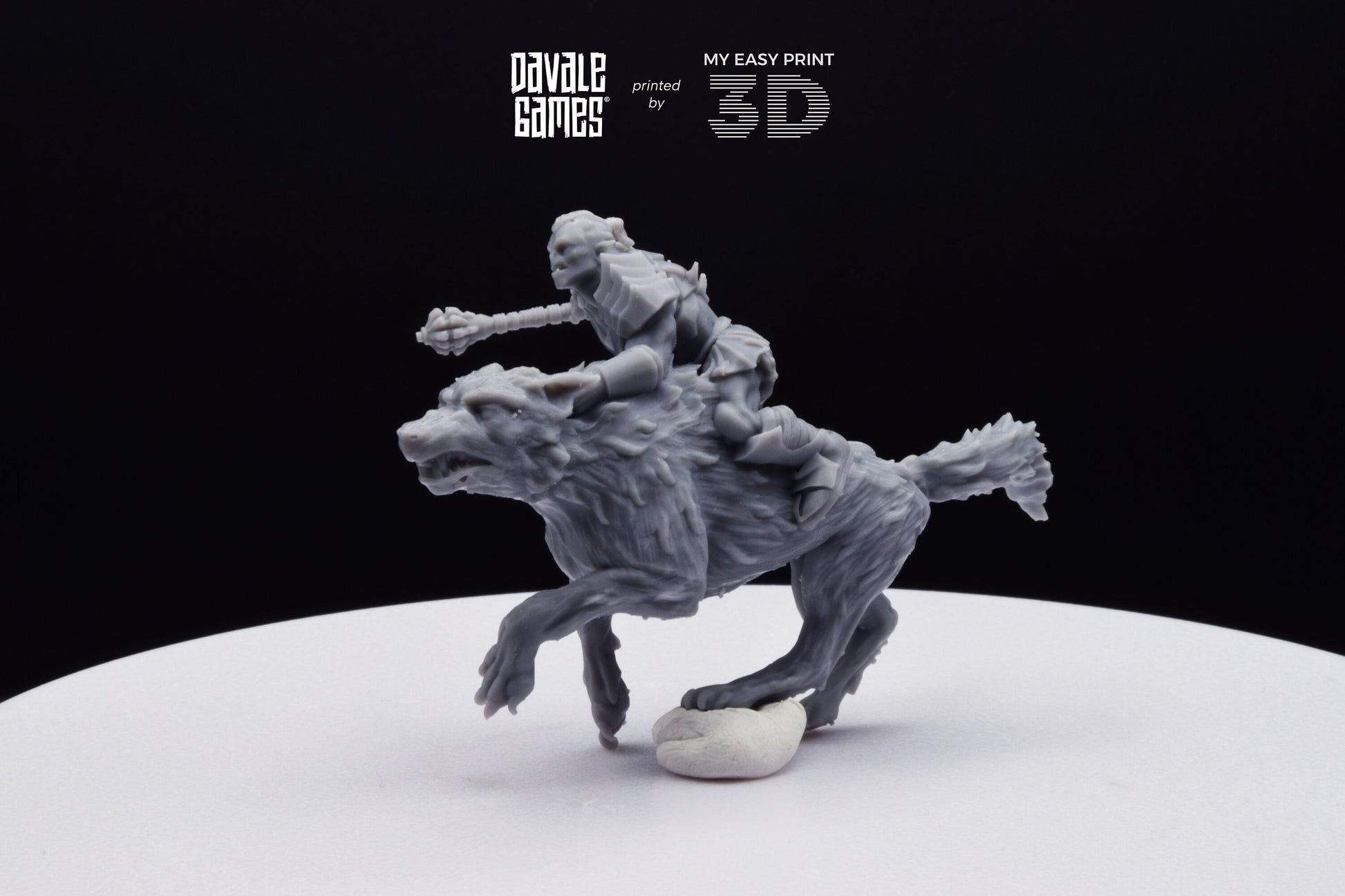 The Irreverent - Mounted - Davale Games - 3D Printed with high quality resin for LOTR/D&D games