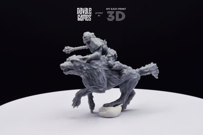 The Irreverent - Mounted - Davale Games - 3D Printed with high quality resin for LOTR/D&D games