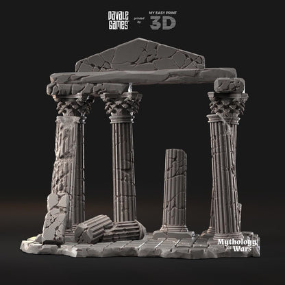Greek Ruins - Scenery - Davale Games - Wargame / Mythological games - 3D Printed with high quality resin