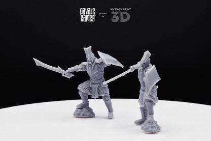 Captain Super Orc - Davale Games - 3D Printed with high quality resin for LOTR/D&D games