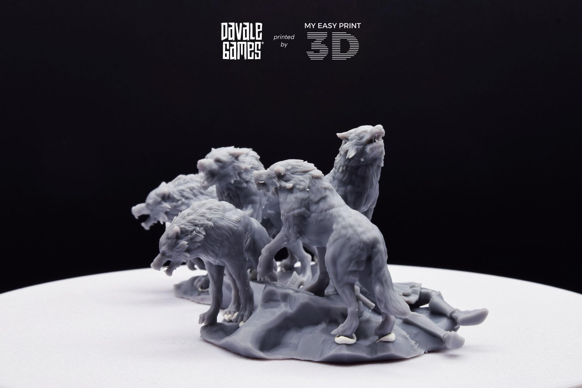Fenrir Wolf Litter (ODIN) - Davale Games - Mythological games - 3D Printed with high quality resin