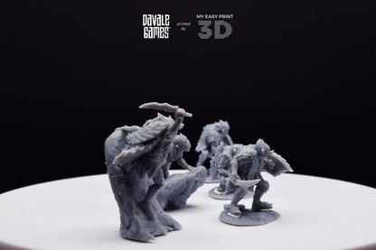Beast Tamers - Goblins of the cave - Davale Games - 3D Printed with high quality resin for LOTR/D&D games