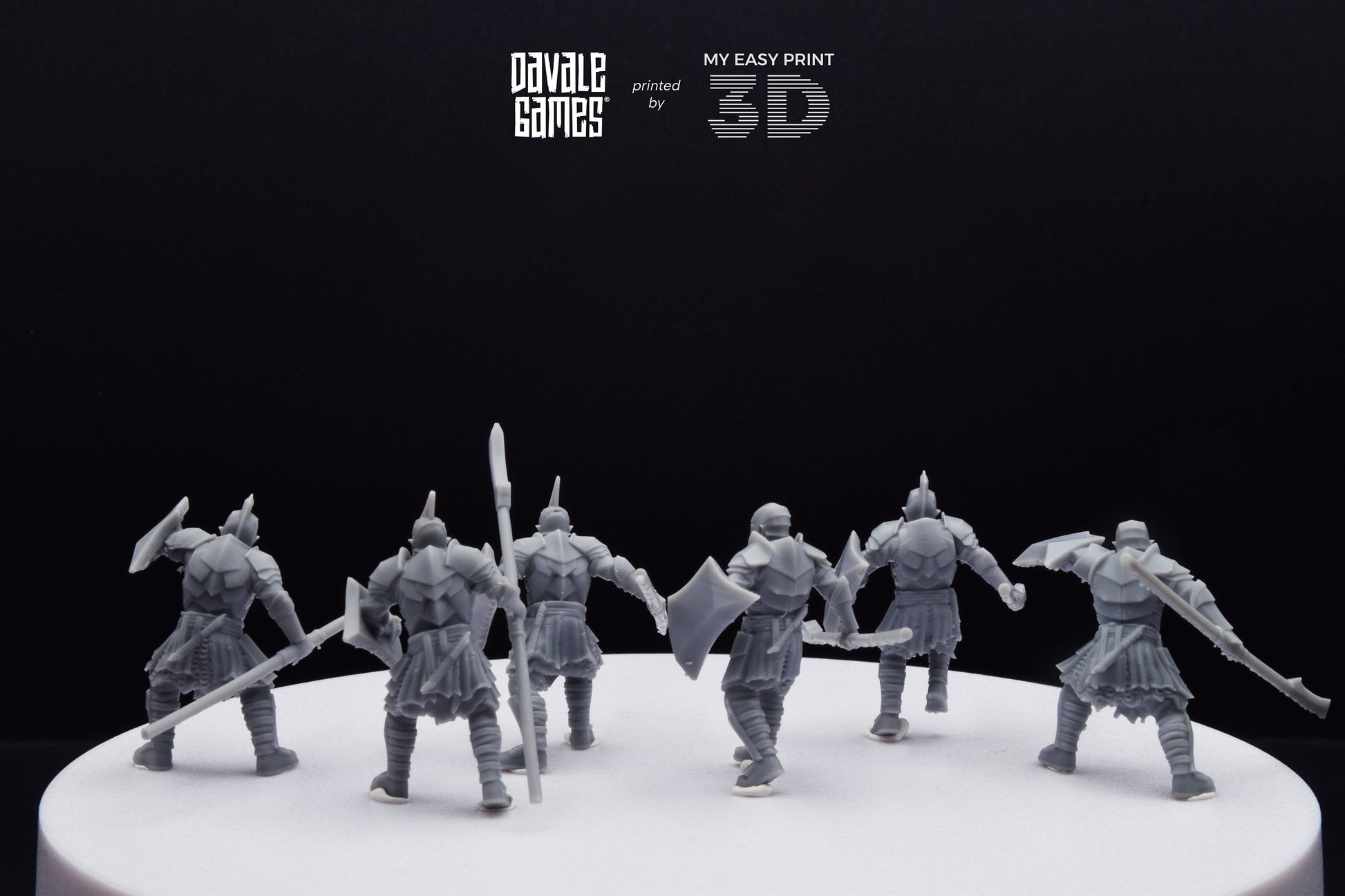 Super Orc Spearman - Davale Games - 3D Printed with high quality resin for LOTR/D&D games