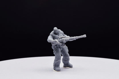 Gears Of War Augustus Cole Summer Ot Miniature - TheSTLSmith - 3D Printed with high quality resin for Skirmish/D&D games