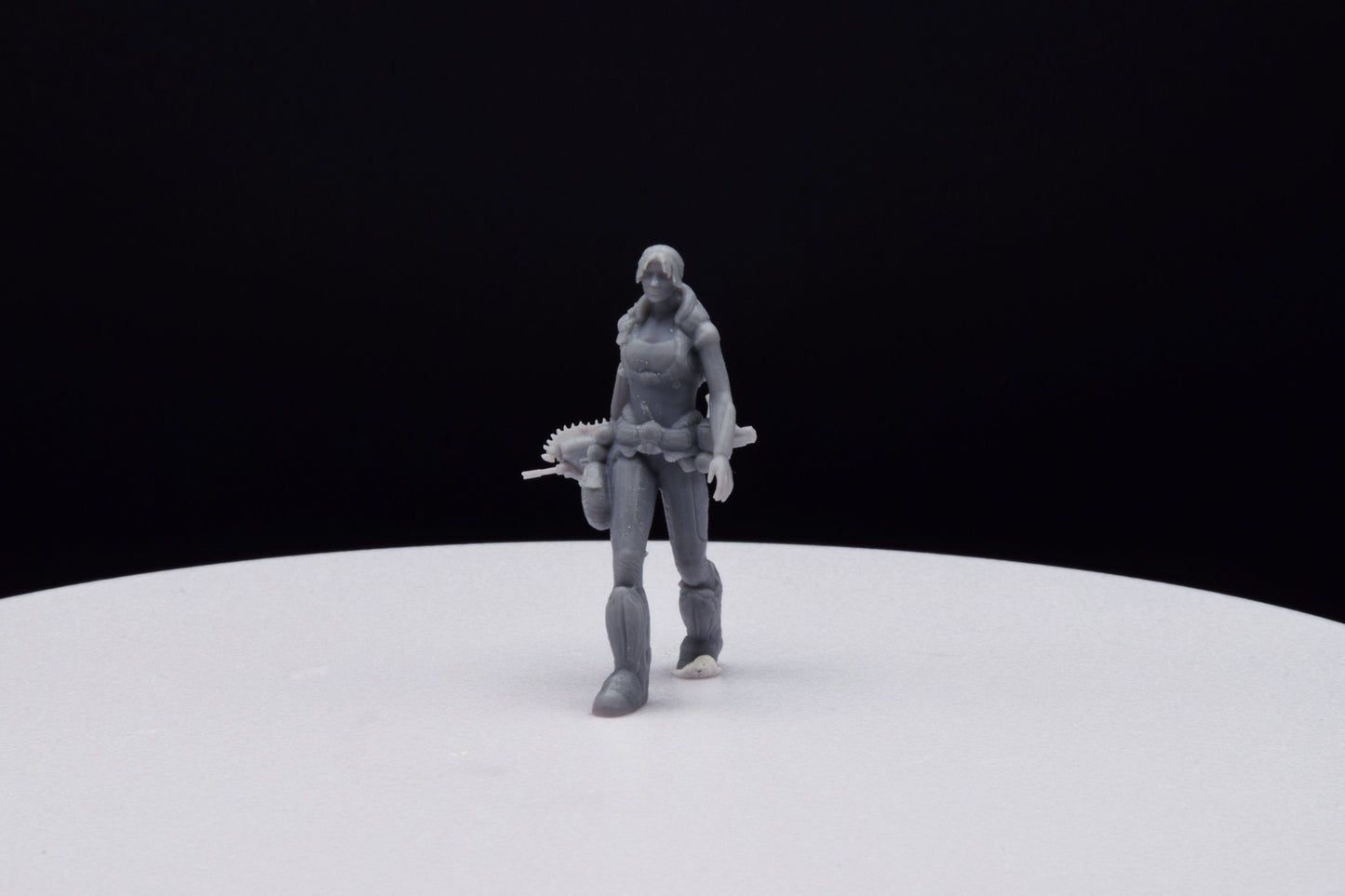 Gears Of War Anya Stroud Command Ot Miniature - TheSTLSmith - 3D Printed with high quality resin for Skirmish/D&D games
