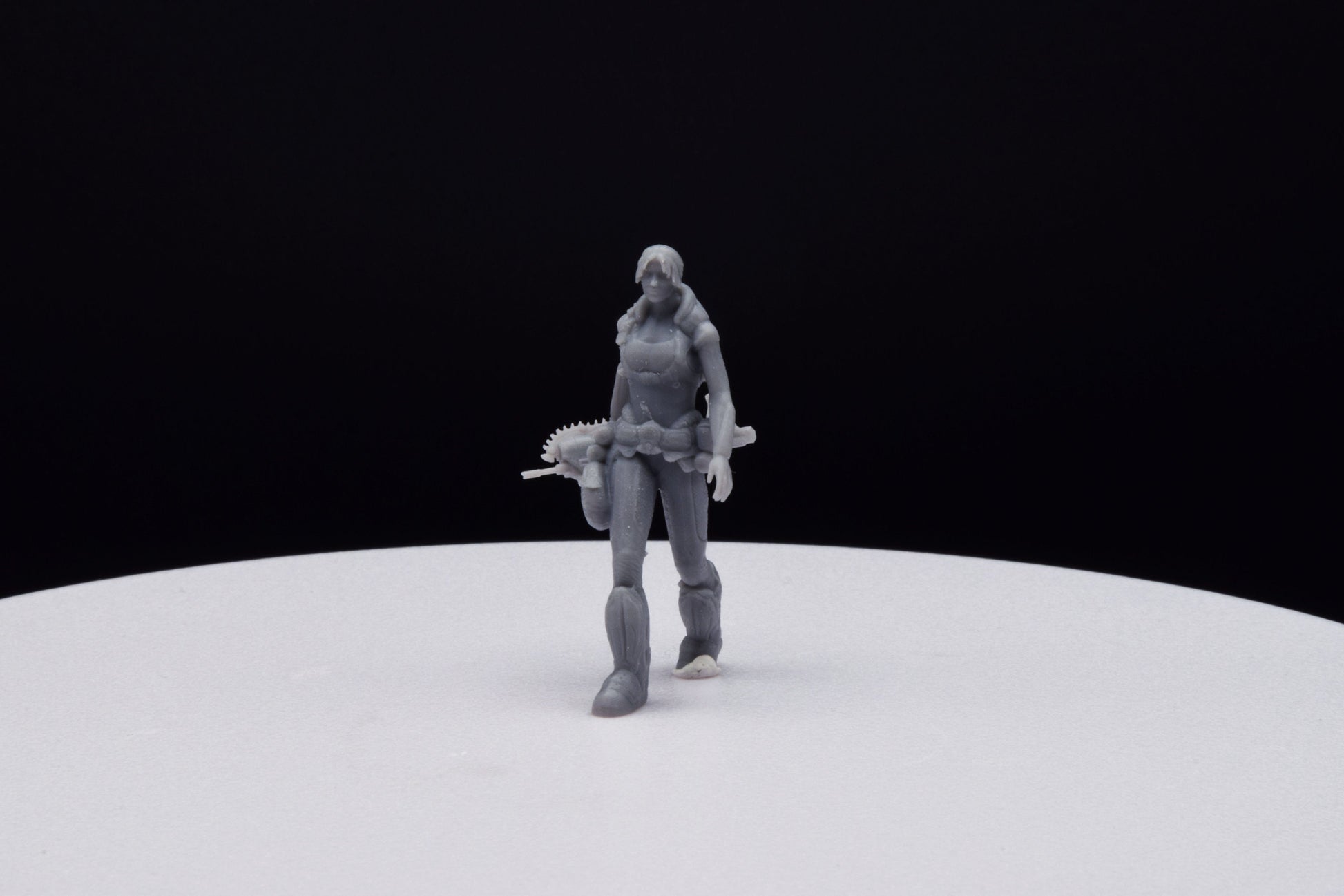 Gears Of War Anya Stroud Command Ot Miniature - TheSTLSmith - 3D Printed with high quality resin for Skirmish/D&D games