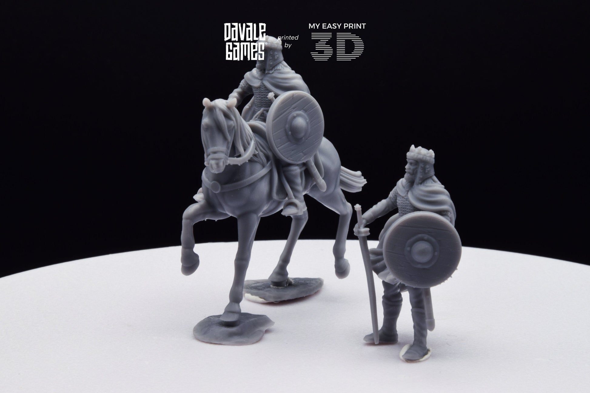 King Theodomir - Foot and Mounted - Davale Games - Historical games - 3D Printed with high quality resin