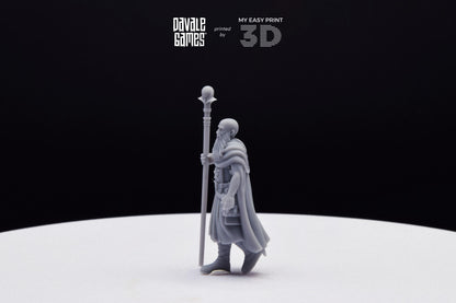 North Mage - Davale Games - 3D Printed with high quality resin for LOTR/D&D games