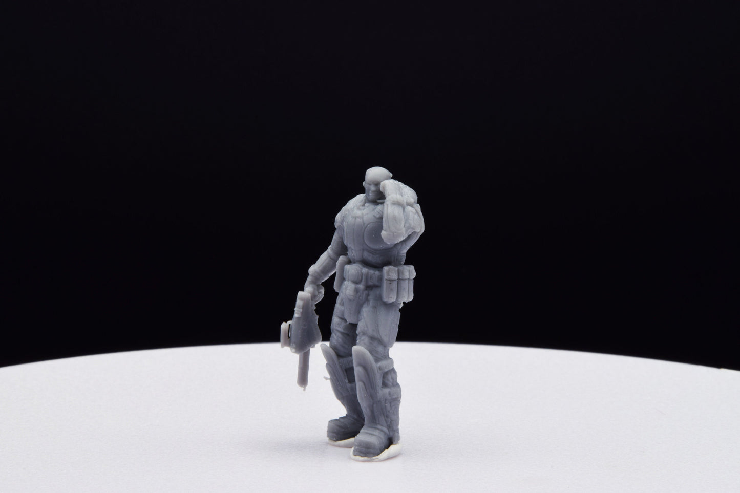 Gears Of War Marcus Fenix Winter Ot Miniature - TheSTLSmith - 3D Printed with high quality resin for Skirmish/D&D games