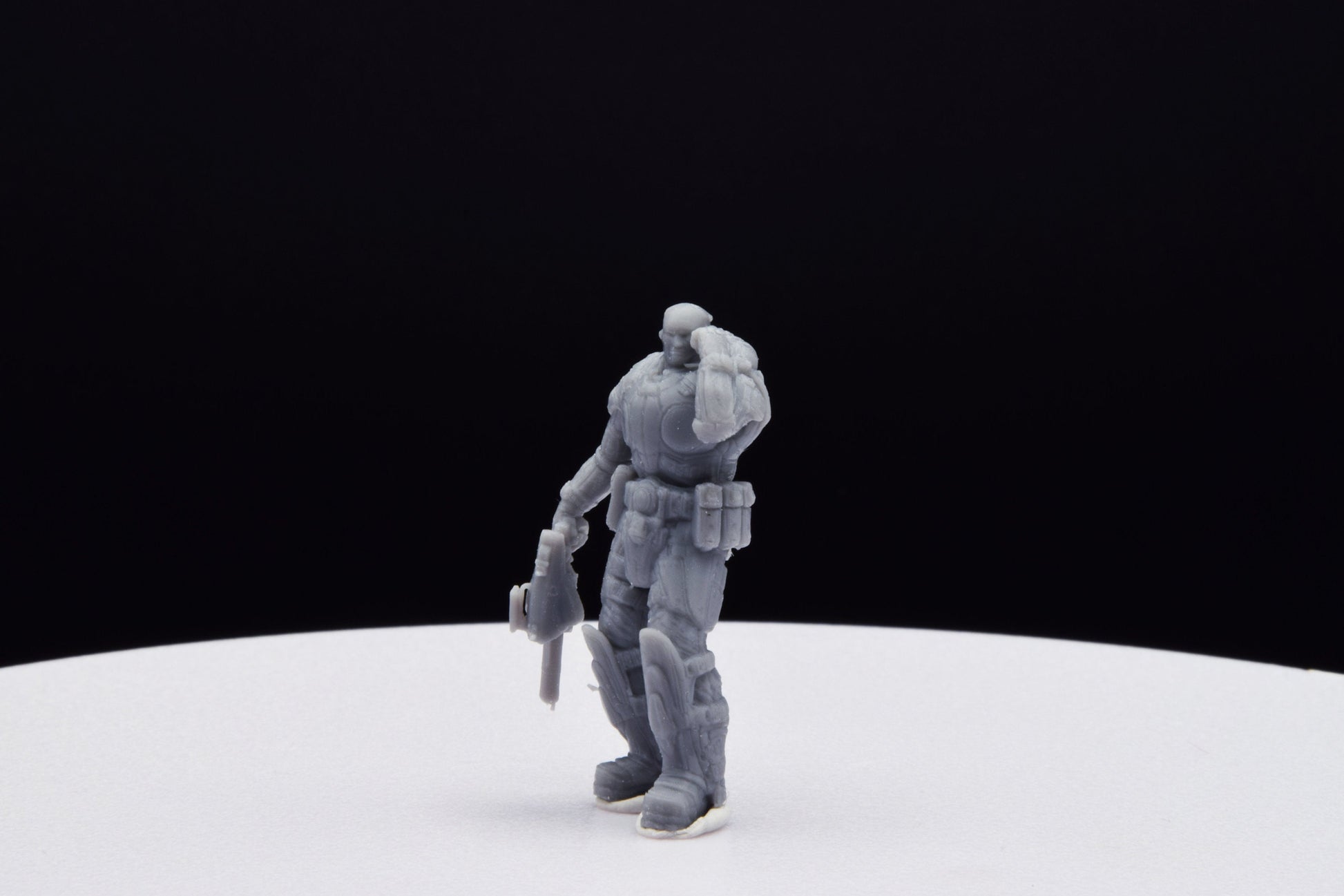 Gears Of War Marcus Fenix Winter Ot Miniature - TheSTLSmith - 3D Printed with high quality resin for Skirmish/D&D games