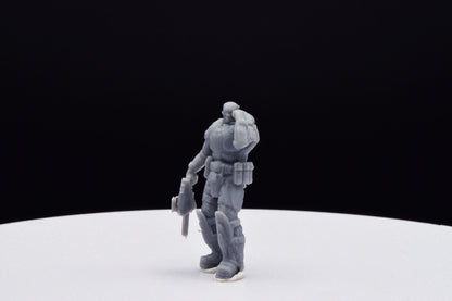 Gears Of War Marcus Fenix Winter Ot Miniature - TheSTLSmith - 3D Printed with high quality resin for Skirmish/D&D games
