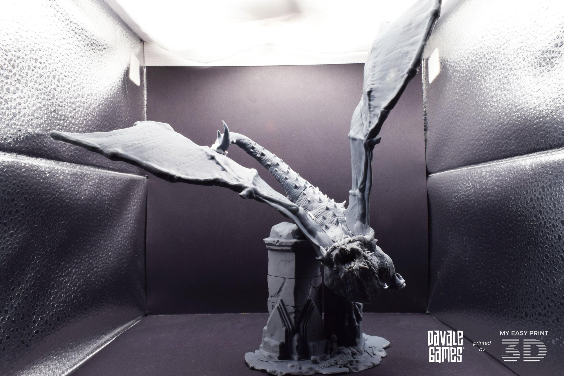 Dragon - Goblins of the cave - Davale Games - 3D Printed with high quality resin for LOTR/D&D games