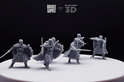 Black High Human - Davale Games - 3D Printed with high quality resin for LOTR/D&D games
