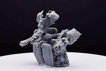 Gears Of War Silverback Mech Miniature - TheSTLSmith - 3D Printed with high quality resin for Skirmish/D&D games