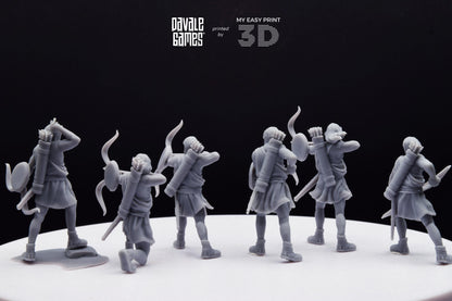 Toxotaï Archers (ZEUS) - Mythology at Wars - Davale Games - Historical games - 3D Printed with high quality resin
