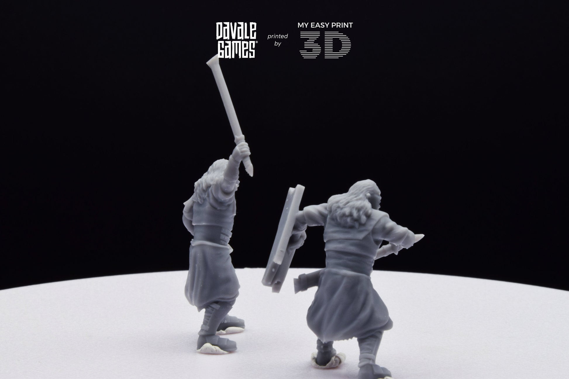 Blood-Handed Captains - Davale Games - 3D Printed with high quality resin for LOTR/D&D games