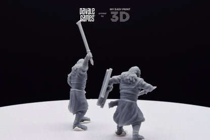 Blood-Handed Captains - Davale Games - 3D Printed with high quality resin for LOTR/D&D games