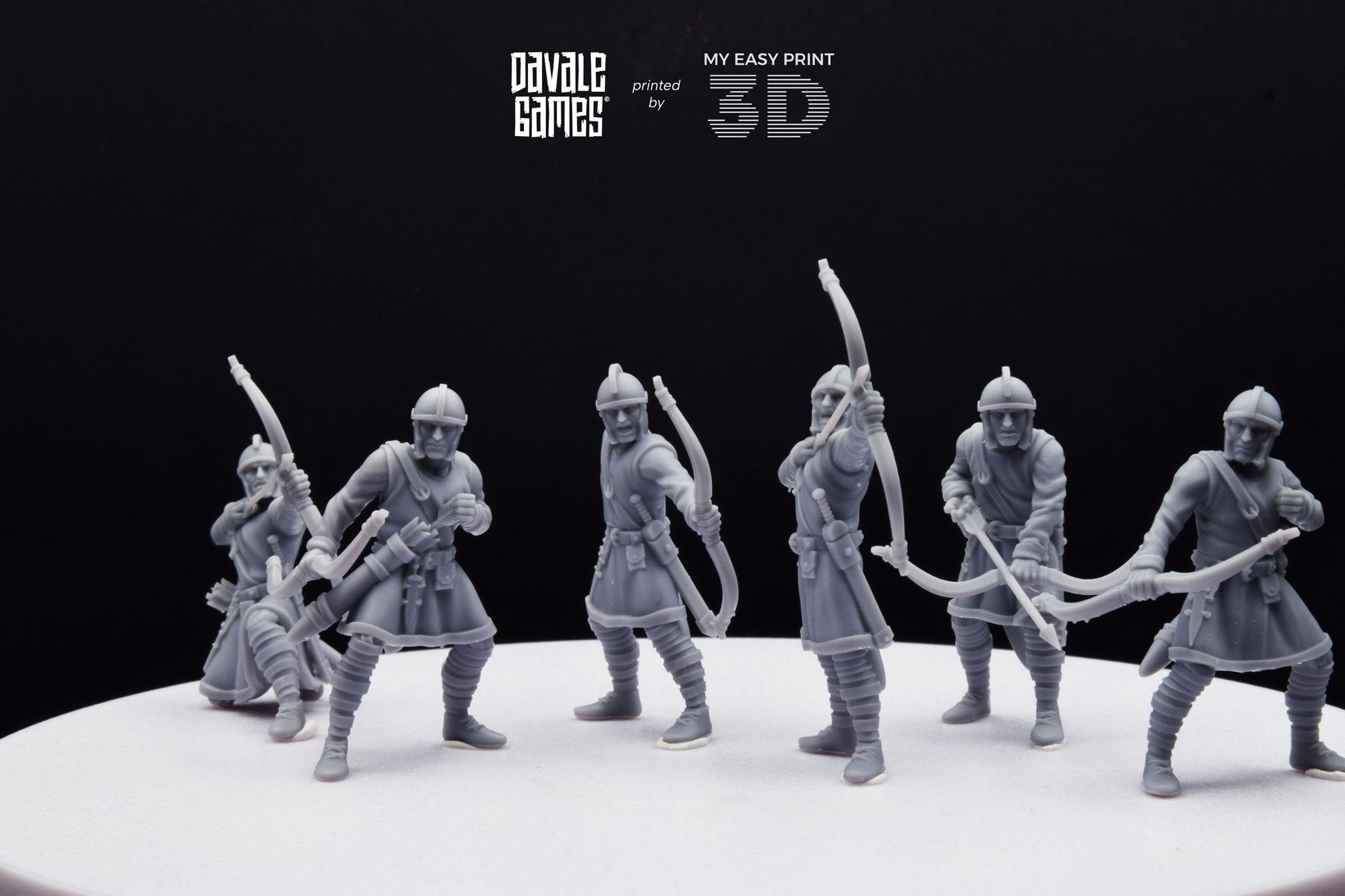 Roman Archers - Davale Games - Historical games - 3D Printed with high quality resin
