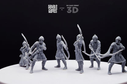 Roman Archers - Davale Games - Historical games - 3D Printed with high quality resin