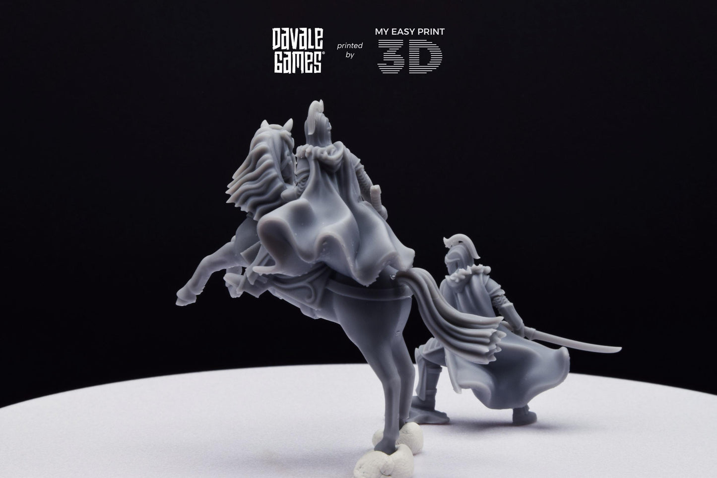 Demon&#39;s Slaughter Elf - Foot and Mounted - Davale Games - 3D Printed with high quality resin for LOTR/D&D games