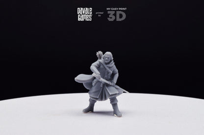 Anaravor Captain from the North People - Davale Games - 3D Printed with high quality resin for LOTR/D&D games