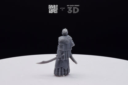 King of Snakes - Davale Games - 3D Printed with high quality resin for LOTR/D&D games