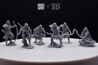 Forest Scout Elf - Davale Games - 3D Printed with high quality resin for LOTR/D&D games