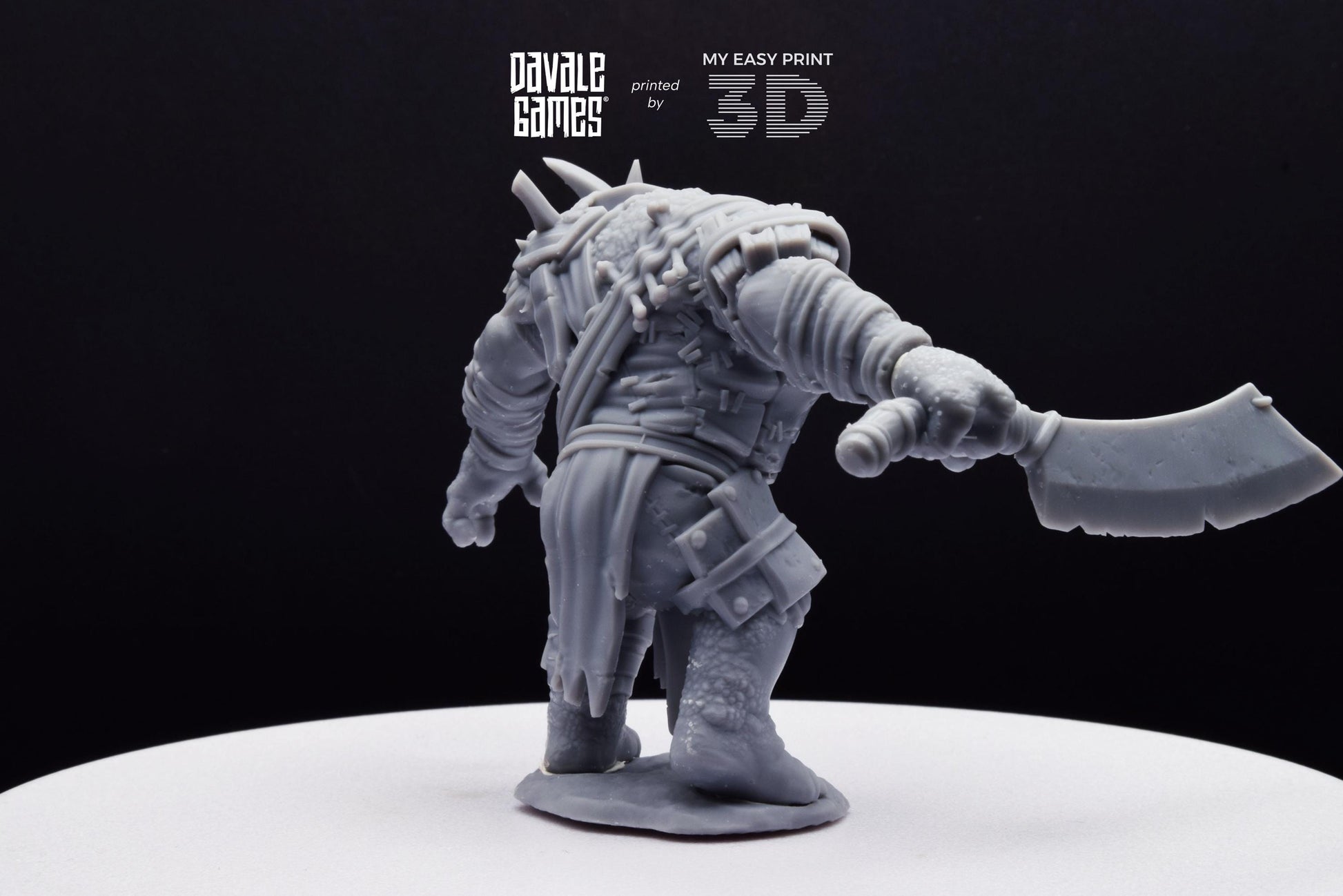 Anagar Troll Commander - Dead City - Davale Games - 3D Printed with high quality resin for LOTR/D&D games